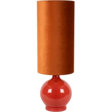 Lampa stołowa szklana podstawa Esterad High pomarańczowa Lucide