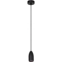 Evora 10cm black spot pendant lamp Lucide