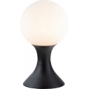Lampa stołowa szklana kula retro Moya 12cm opal / czarny Lucide