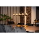 Lampa wisząca szklane kule na listwie Sentubal LED V 95cm 2700K przeźroczysty / czarny Lucide