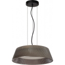 Lampa wisząca szklana retro Vixi LED 45cm 2900K szara Lucide