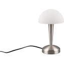 Lampa stołowa retro Canaria LED 3000K biały / matowy nikiel Reality