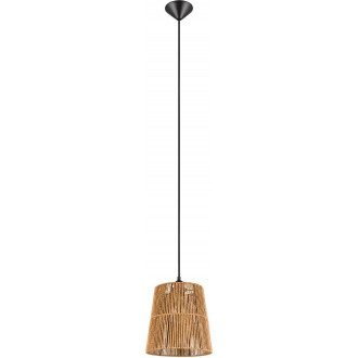 Lampa wisząca sznurkowa boho Holm 24cm brązowa Reality