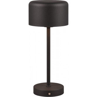 Lampa stołowa minimalistyczna z usb Jeff LED czarny mat Reality