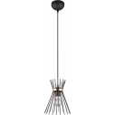 Lampa wisząca druciana modern Rod 20cm czarno-złota Reality
