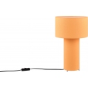 Bale orange fabric table lamp Trio