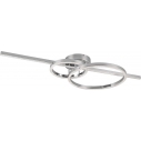 Plafon nowoczesny z pilotem sterowania Montilla LED 100x40cm chromowany Trio