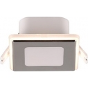 Lampa podtynkowa spot kwadratowa Nimbus LED 3000K 8x8cm chromowana Trio