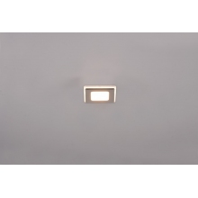 Lampa podtynkowa spot kwadratowa Nimbus LED 3000K 8x8cm chromowana Trio