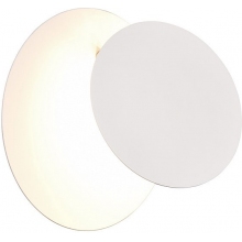 Kinkiet okrągły dekoracyjny Mio LED 18cm biały mat Trio