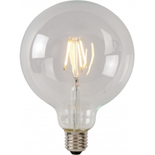 G95 Class A E27 LED 7W 2700K 9.5cm transparent decorative bulb Lucide
