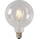 Żarówka dekoracyjna E27 G95 klasa A LED 7W 2700K 9,5cm przezroczysta Lucide
