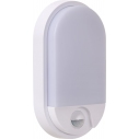 Kinkiet z czujnikiem ruchu i zmierzchu Hups IR Oval LED biały Lucide