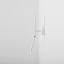 Kinkiet minimalistyczne regulowany Stick biały Aldex