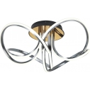 Abro 60cm black&grey&french gold modern ceiling lamp ZumaLine