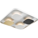 Constellation 41x41cm white&black&gold modern Square ceiling lamp ZumaLine
