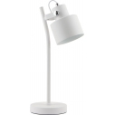 Lampa biurkowa skandynawska Draco biała Zumaline