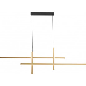 Edge LED 120cm black&gold modern glamour pendant lamp with light color adjustment ZumaLine