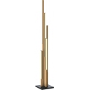 Eliot LED light wood&black matt wooden floor lamp ZumaLine