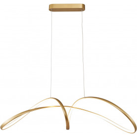 Fermi LED 92cm gold modern pendant lamp with adjustable light color ZumaLine