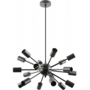 Mandi 46cm black 18-light loft pendant lamp ZumaLine