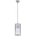 Marmo 15cm clear&silver hampton glass pendant lamp ZumaLine