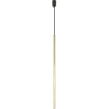 Lampa wisząca tuba Nova 2,5cm H75cm złota Zumaline