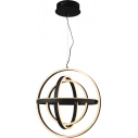 Lampa wisząca nowoczesna Tess LED 50cm czarna Zumaline