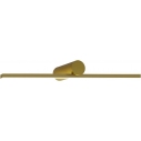 Kinkiet podłużny minimalistyczny Fad LED 60cm złoty Zumaline