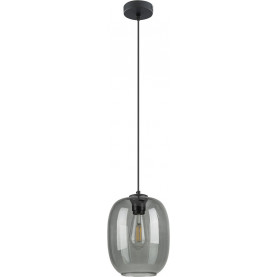 Lampa wisząca szklana Elio 20cm grafit lustrzany TK Lighting