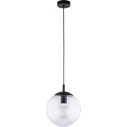 Lampa wisząca szklana kula Esme 25cm przeźroczysta TK Lighting