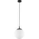 Lampa wisząca szklana kula Esme 30cm biała TK Lighting