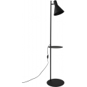 Jump 138cm black floor lamp with table TK Lighting