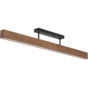 Lampa sufitowa drewniana podłużna Teo LED 96cm orzech TK Lighting