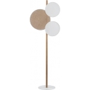 Lampa podłogowa boho Pulse juta / biały TK Lighting