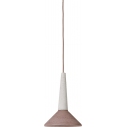 Lampa wisząca betonowa Medano 20cm brązowy / naturalny szary Loftlight