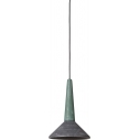 Medano 20cm anthracite&green concrete pendant lamp LoftLight