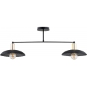 Spirit II 100cm black&gold perforated ceiling lamp Emibig