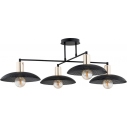 Spirit IV 100cm black&gold perforated ceiling lamp Emibig