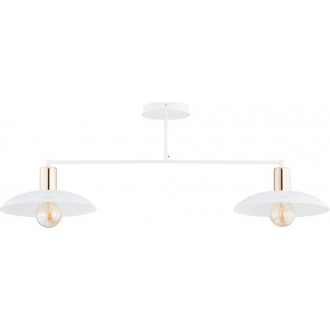 Spirit II 100cm white&gold perforated ceiling lamp Emibig