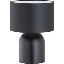 Lampa na stolik nocny Aspen czarny / biały Emibig