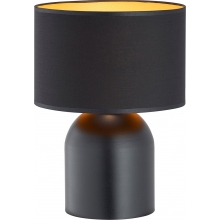 Lampa na stolik nocny Aspen czarny / złoty Emibig