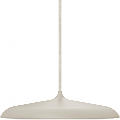 Lampa wisząca okrągła minimalistyczna Artist 25cm LED beżowa DFTP