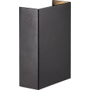 Kinkiet zewnętrzny elewacyjny Fold LED 10cm czarny Nordlux