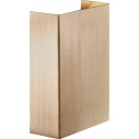 Kinkiet zewnętrzny elewacyjny Fold LED 10cm mosiężny Nordlux