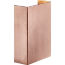 Kinkiet zewnętrzny elewacyjny Fold LED 10cm miedziany Nordlux