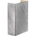 Kinkiet zewnętrzny elewacyjny Fold LED 10cm galwanizowany Nordlux