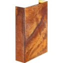 Kinkiet zewnętrzny elewacyjny Fold LED 15cm stal corten Nordlux