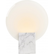 Kinkiet szklany łazienkowy Hester LED biały / marmur Nordlux
