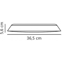 Plafon skandynawski ściemniany Piso 36,5cm biały Nordlux
